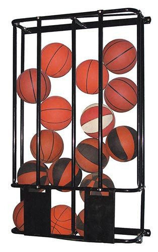 Stackmaster Double Basketball and Volleyball Wall Storage Rack | PE Equipment & Games | Gear Up Sports