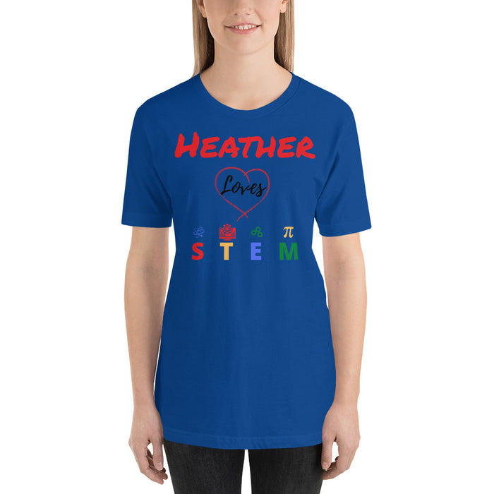 Love STEM Customizable Name T-Shirt Adult Size