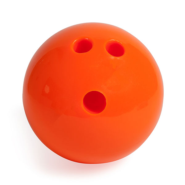 Plastic Rubberized Bowling Balls