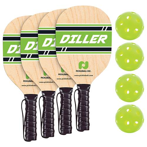 Diller Pickle ball Paddle and Ball Pack
