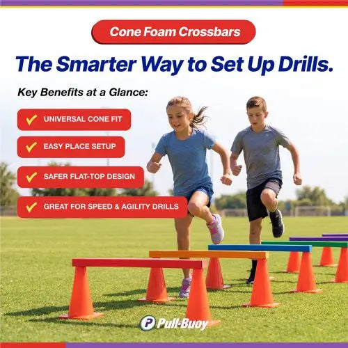 Pull-Buoy Foam Crossbar Set w 12 Cones