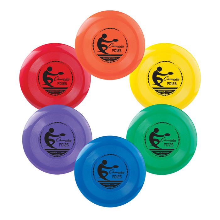 9" Competition Plastic Discs, Set of 6