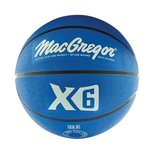 MacGregor X6/X5/X4 Multicolor Basketballs - 6 Pack
