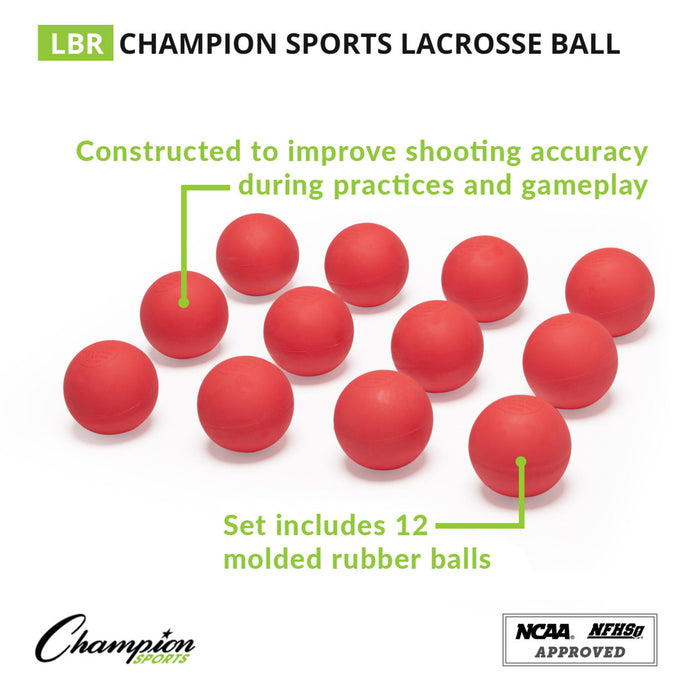 NCAA/NFHS Lacrosse Ball - Dozen