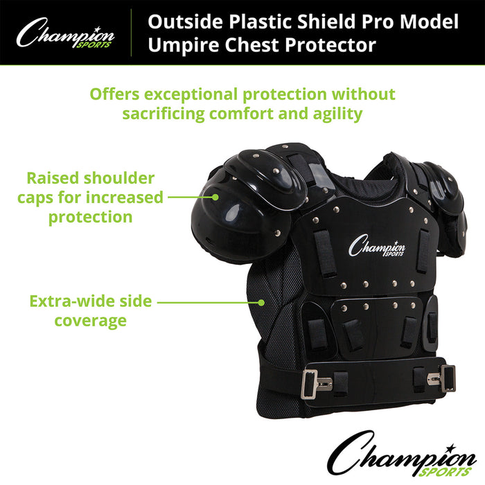 Outside Plastic Shield Pro Chest Protector