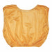 Orange mesh scrimmage vest on a white background