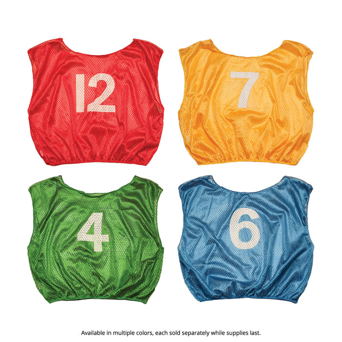 Dozen - Numbered Scrimmage Vests - Adult