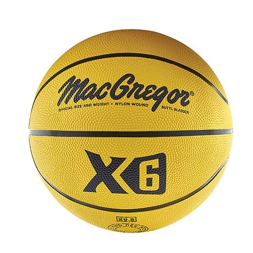 MacGregor X6/X5/X4 Multicolor Basketballs - 6 Pack