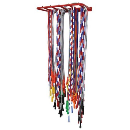 Wall Mounted Jump Rope Rack - Holds 100 Ropes