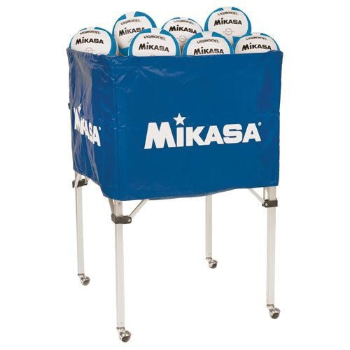 Mikasa Folding Ball Cart (Black, Blue, or Red) | PE Equipment & Games | Gear Up Sports