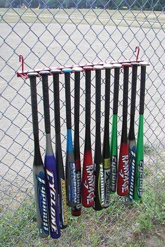 Bat Fence Rack | PE Equipment & Games | Gear Up Sports