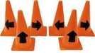 Arrow Cones - Set of 6 (2 each) - 12" | PE Equipment & Games | Gear Up Sports