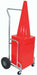 Single EZ-Roll Cone Cart (Holds 28" Cones) | PE Equipment & Games | Gear Up Sports