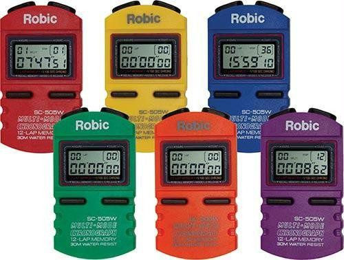 Robic SC505W Stopwatch - Set of 6 | PE Equipment & Games | Gear Up Sports