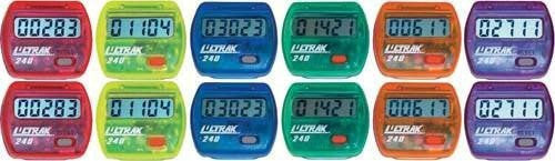 Colored Step Pedometers (Set of 12) | PE Equipment & Games | Gear Up Sports