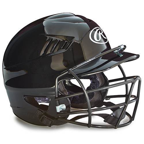 Rawlings Vented Batting Helmet Baseball with Facemask