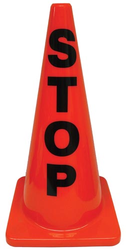Plastic Message Cones - Stop