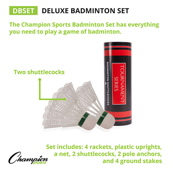 Champion Sports Deluxe Badminton Set