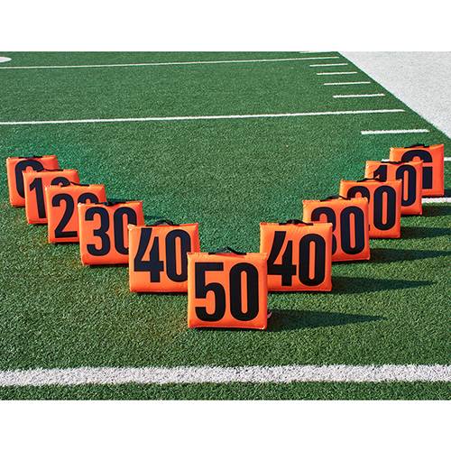 11 Piece Solid Sideline Markers with Handle