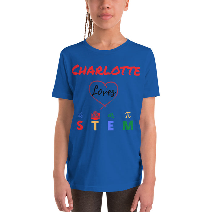 Love STEM Customizable Name T-Shirt for Children
