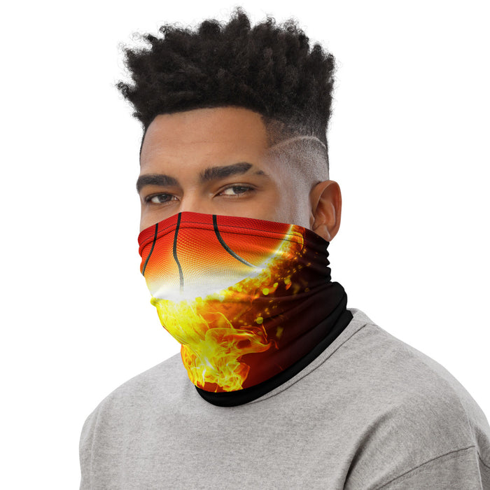 Basketball Inferno Neck Gaiter Face Mask