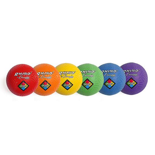 8.5" Champion Sports Playground and Kickball - Set of 6 Multicolored