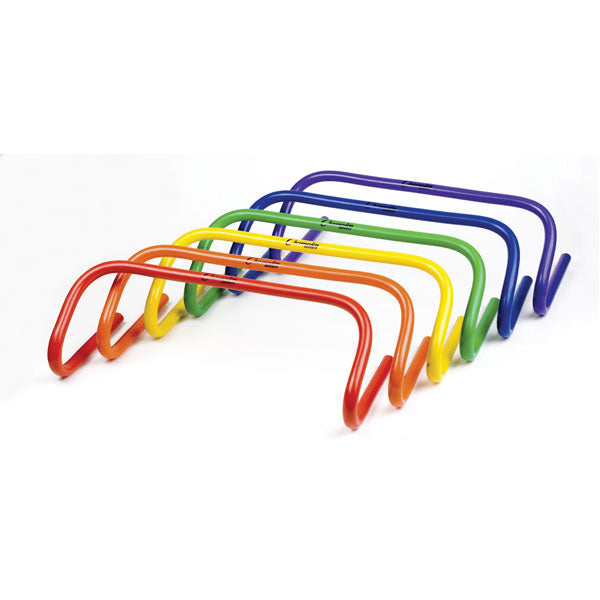 6in Champion Sports Colored Speed Hurdle Set of 6