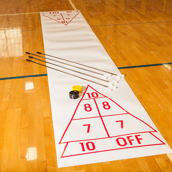 15' Shuffleboard with Cues & Discs