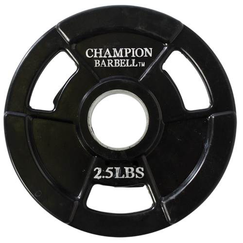 Rubber Coated Olympic Grip Plates by Champion Barbell 2.5lbs