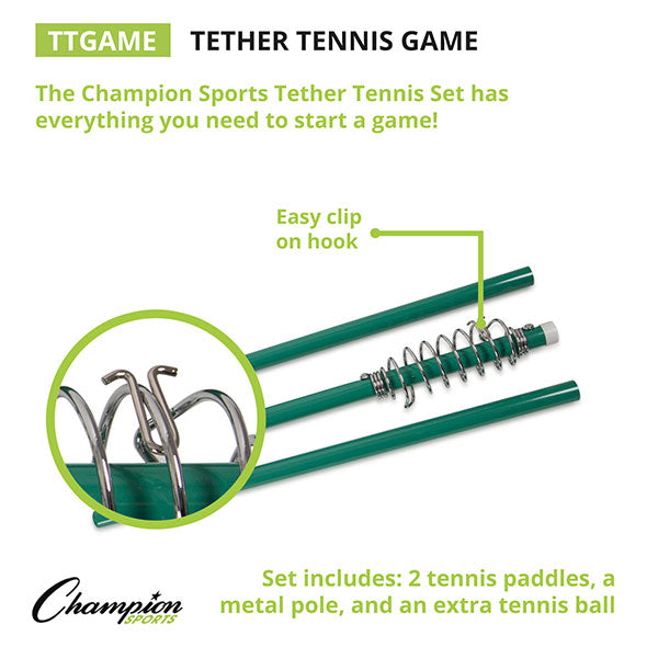 Tether Tennis Complete Game Set